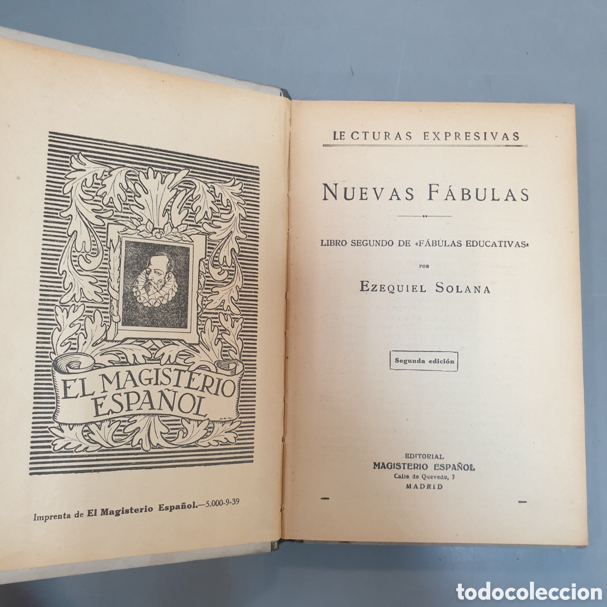 Libros antiguos: NUEVAS FABULAS EZEQUIEL SOLANA - Foto 2