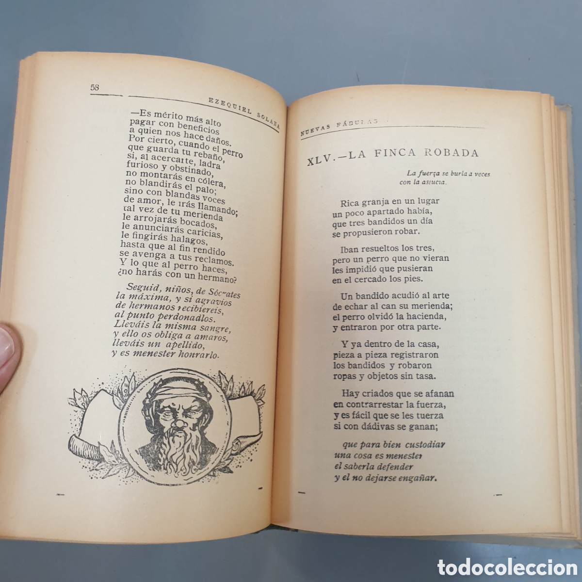 Libros antiguos: NUEVAS FABULAS EZEQUIEL SOLANA - Foto 3
