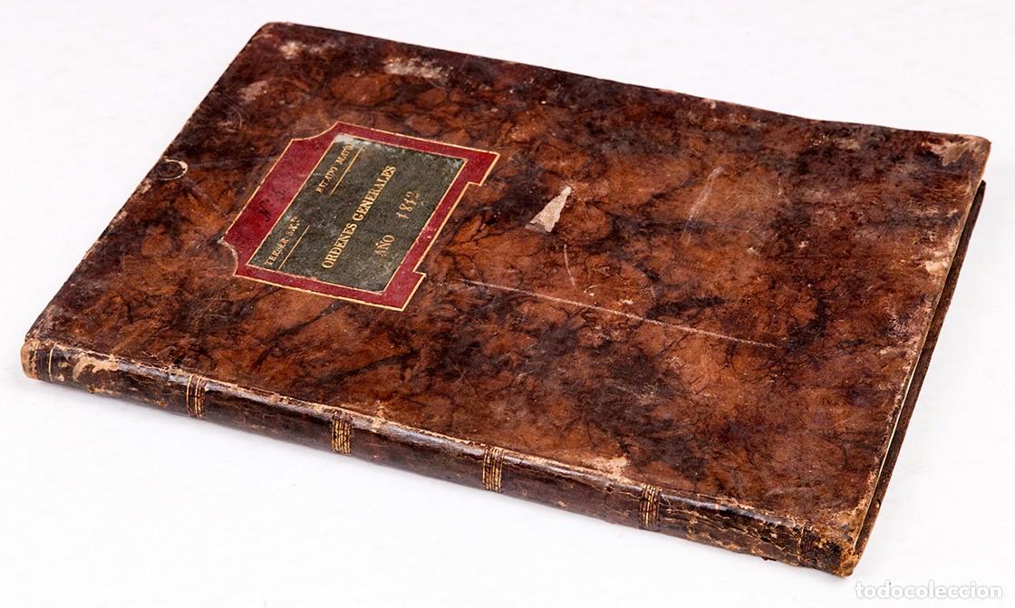 Libros antiguos: ORDENES GENERALES DEL ESTADO MAYOR DEL QUARTO EJERCITO - 1812 - Foto 2