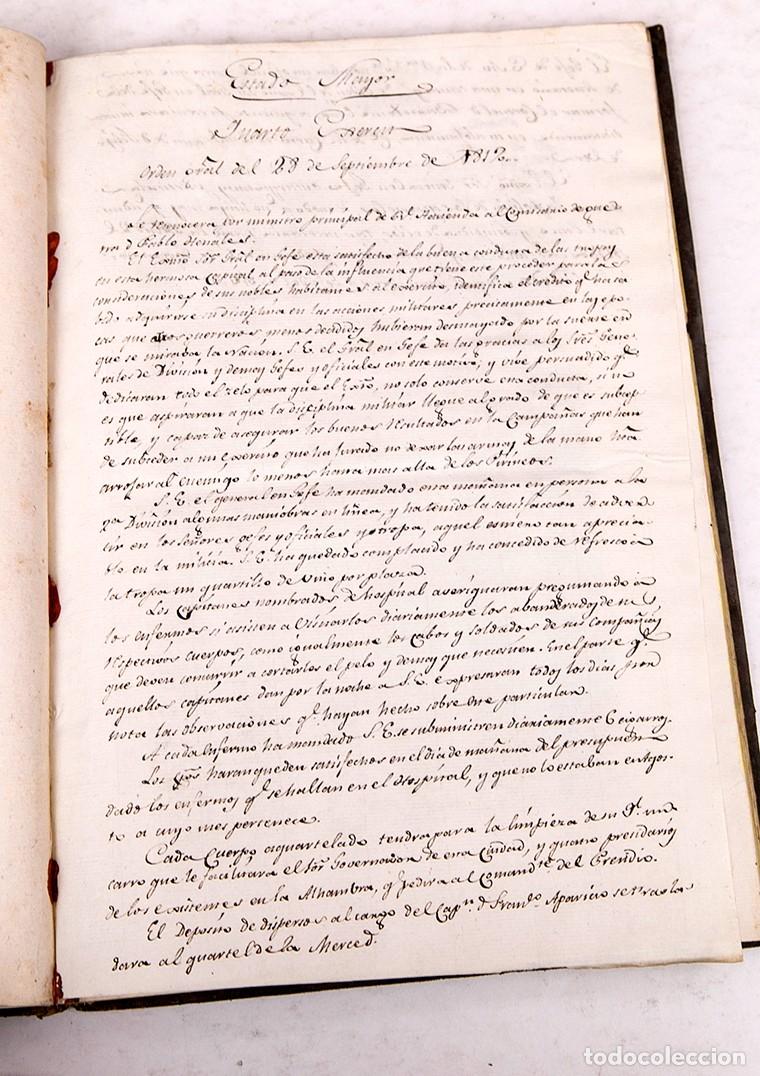 Libros antiguos: ORDENES GENERALES DEL ESTADO MAYOR DEL QUARTO EJERCITO - 1812 - Foto 7