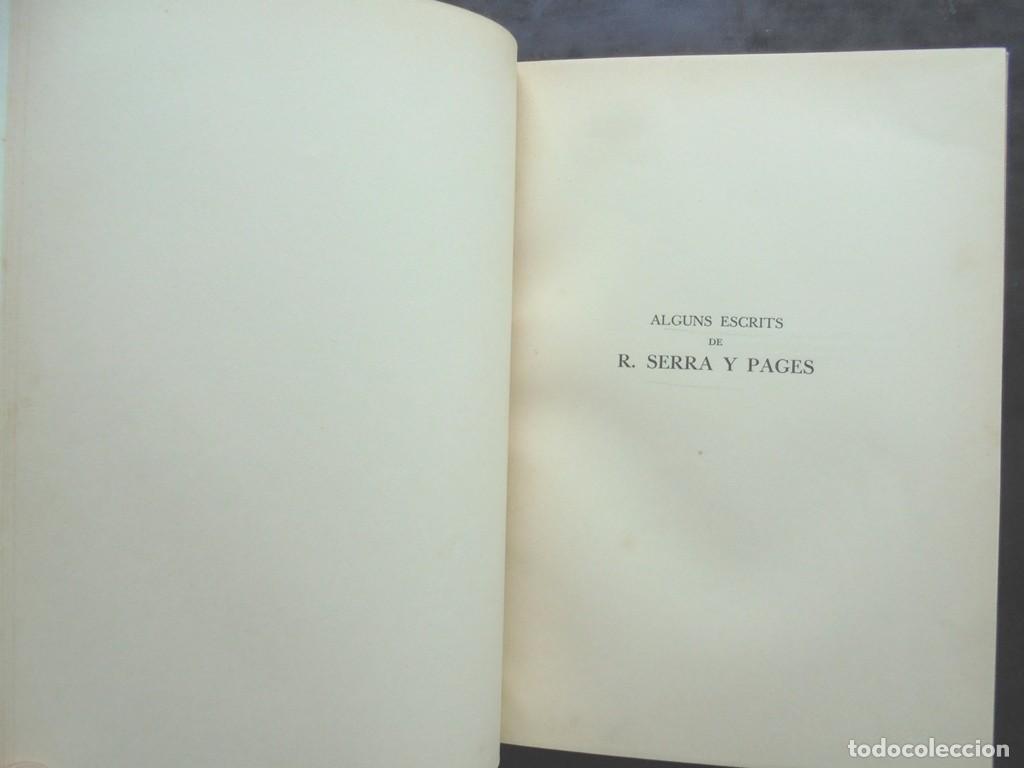 Libros antiguos: Alguns escrits de R. Serra y Pag&egrave;s sense data - Foto 2