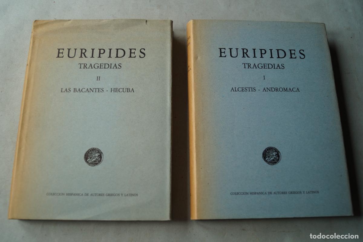 Libros antiguos: TRAGEDIAS. EURIPIDES. DOS TOMOS. - Foto 1