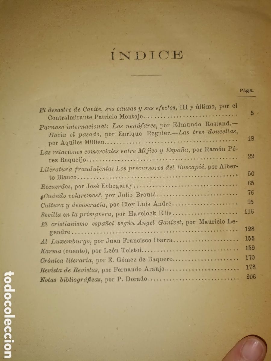 Libros antiguos: La Espa&ntilde;a Moderna Mayo 1909 - Foto 5
