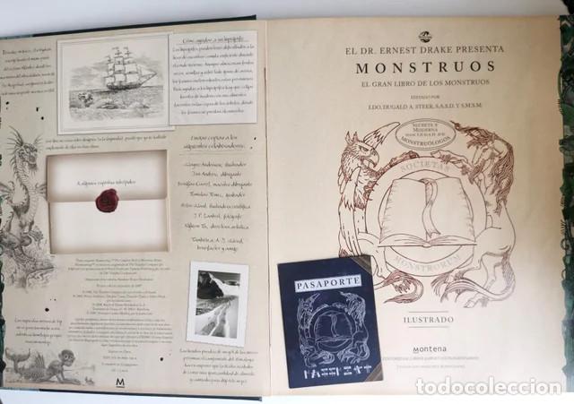 Libros antiguos: El gran libro de los monstruos. Ernest Drake, - Foto 3