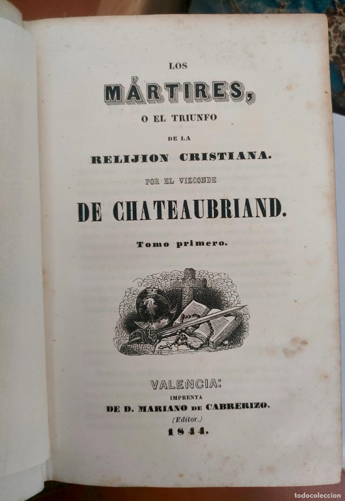 Libros antiguos: Chateaubriand. Obras completas. 1844 - Foto 4