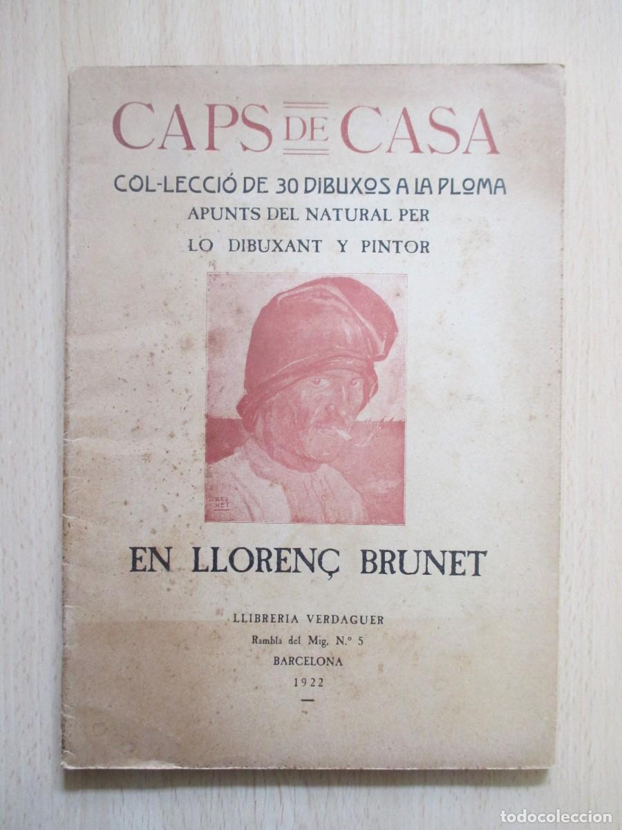 Libros antiguos: Caps de Casa. Col&bull;lecci&oacute; de 30 dibuixos a la ploma. - Foto 1