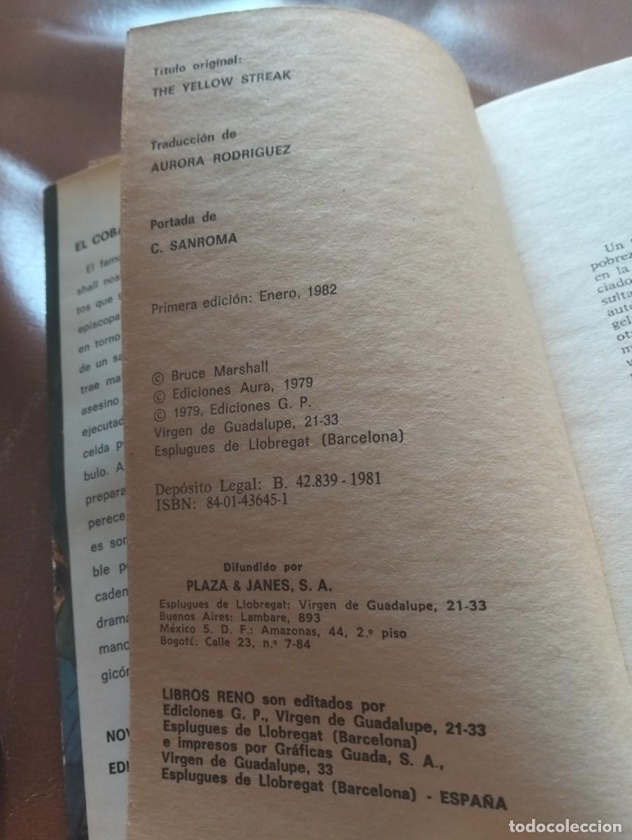 Libros antiguos: Bruce Marshall El cobarde - Foto 3