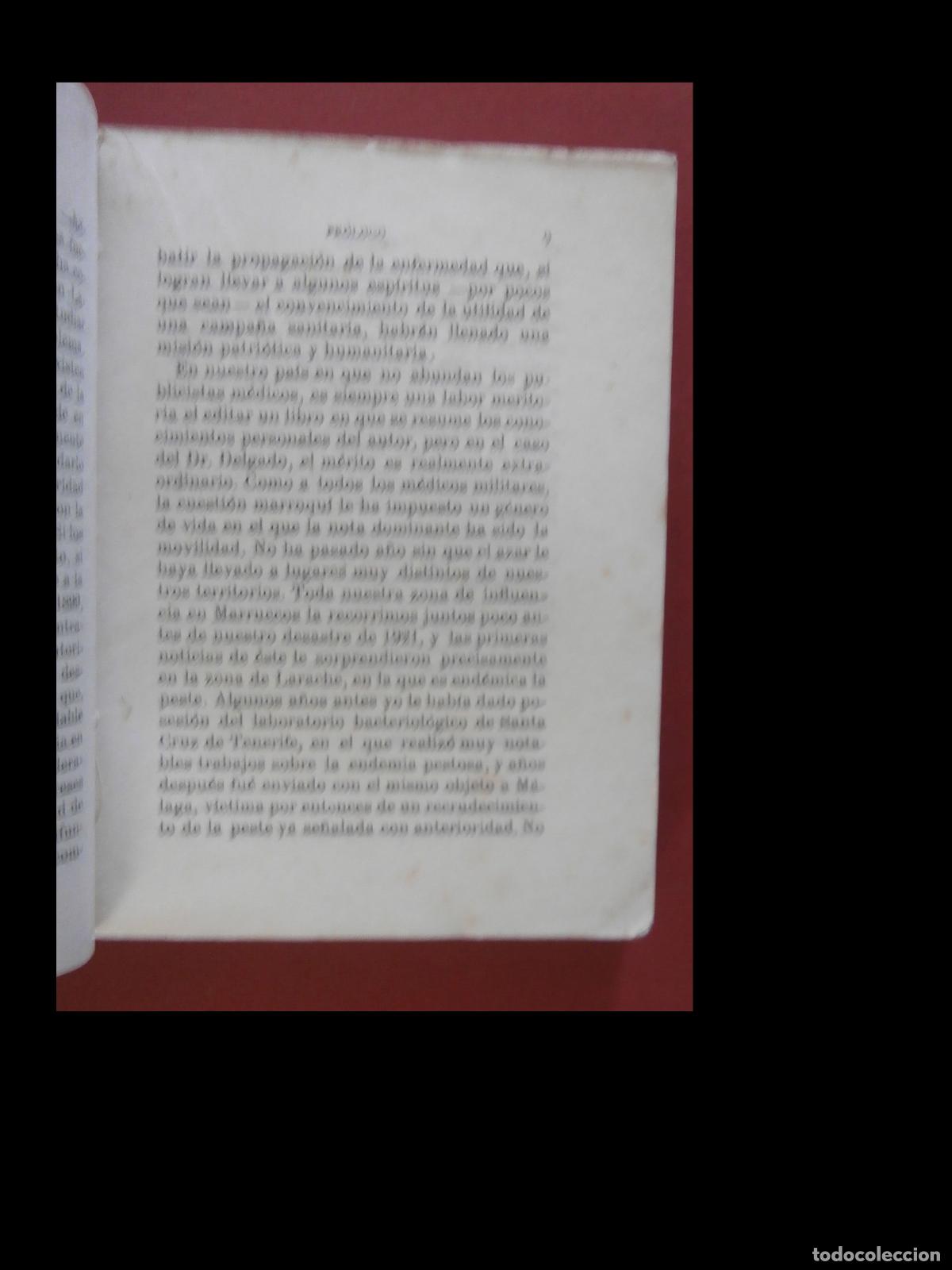 Libros antiguos: El peligro de la peste en Espa&ntilde;a- Eduardo Delgado. - Foto 5