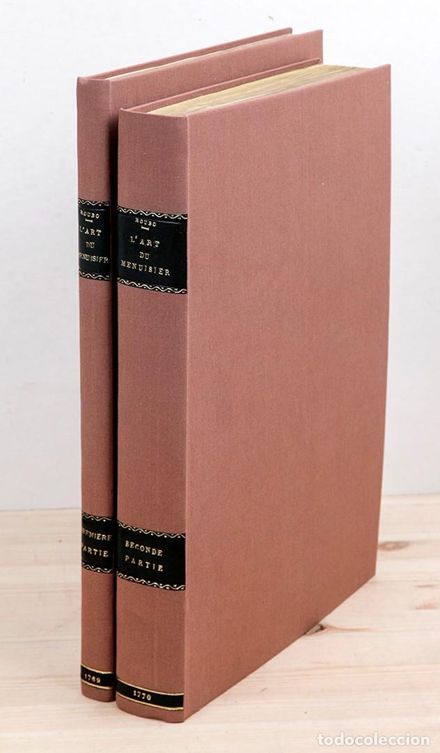 Libros antiguos: Lart du Menuisier - M. Rouro - 1769-70 - Foto 1