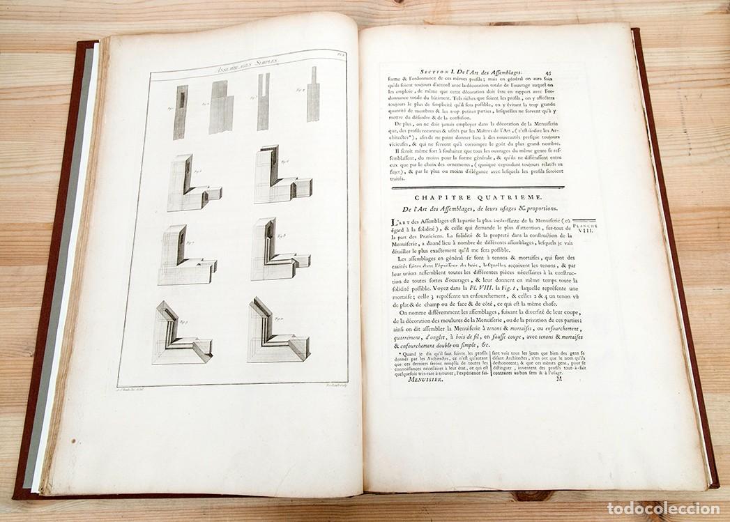 Libros antiguos: Lart du Menuisier - M. Rouro - 1769-70 - Foto 4
