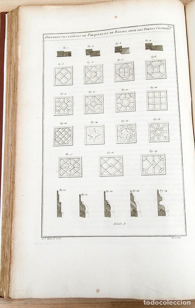 Libros antiguos: Lart du Menuisier - M. Rouro - 1769-70 - Foto 8