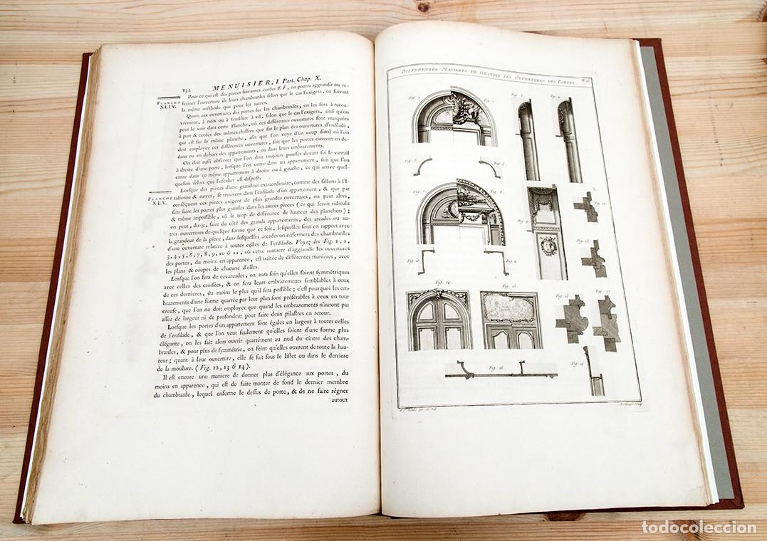 Libros antiguos: Lart du Menuisier - M. Rouro - 1769-70 - Foto 9