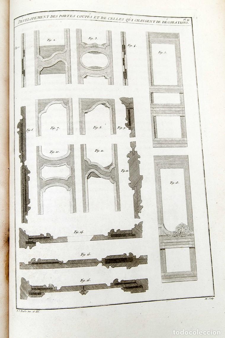 Libros antiguos: Lart du Menuisier - M. Rouro - 1769-70 - Foto 11
