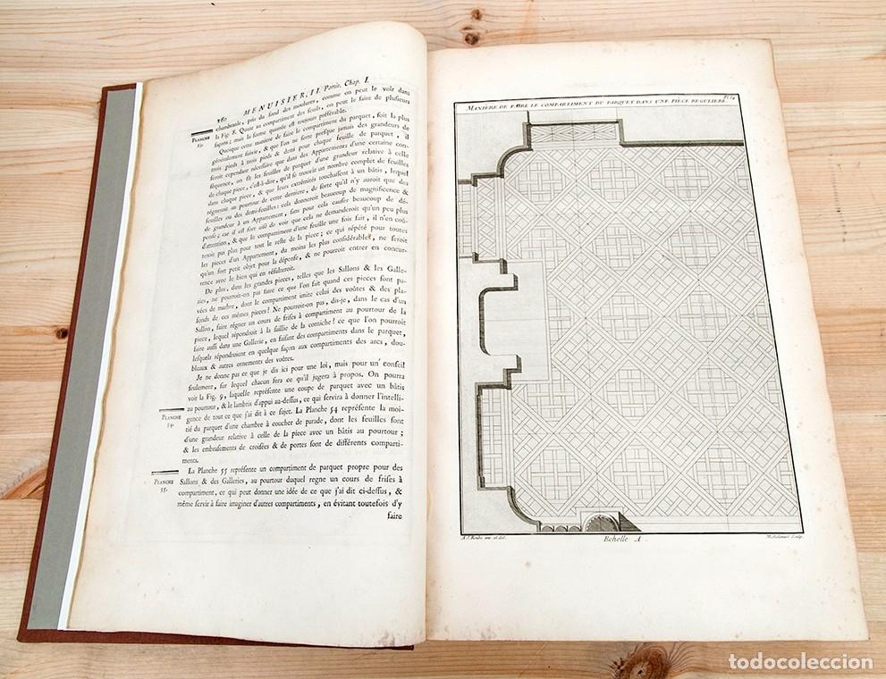 Libros antiguos: Lart du Menuisier - M. Rouro - 1769-70 - Foto 13