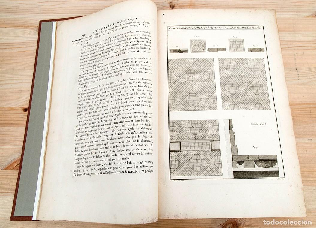 Libros antiguos: Lart du Menuisier - M. Rouro - 1769-70 - Foto 14