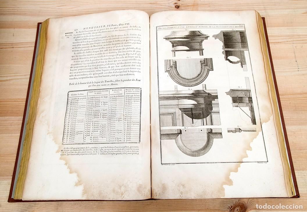 Libros antiguos: Lart du Menuisier - M. Rouro - 1769-70 - Foto 15