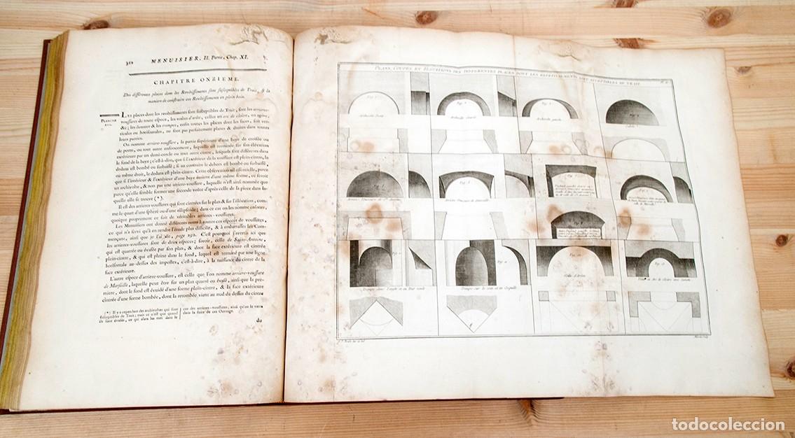 Libros antiguos: Lart du Menuisier - M. Rouro - 1769-70 - Foto 17