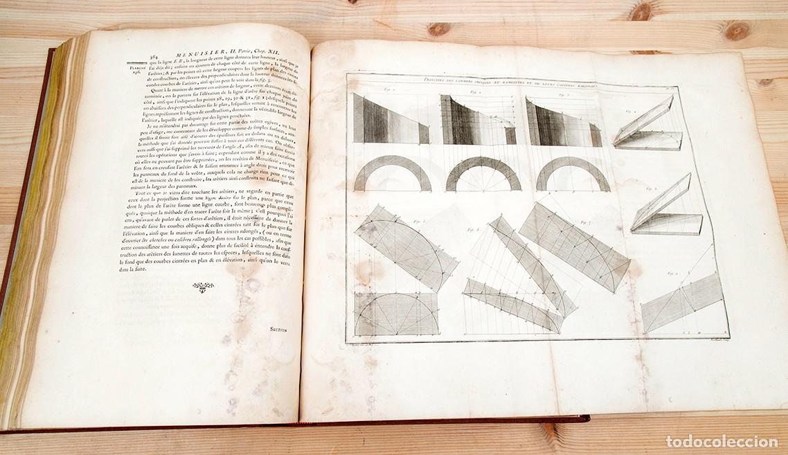 Libros antiguos: Lart du Menuisier - M. Rouro - 1769-70 - Foto 18