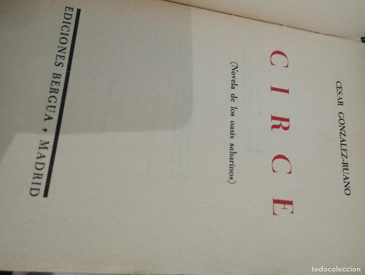 Libros antiguos: C&eacute;sar Gonz&aacute;lez Ruano. Circe - Foto 3