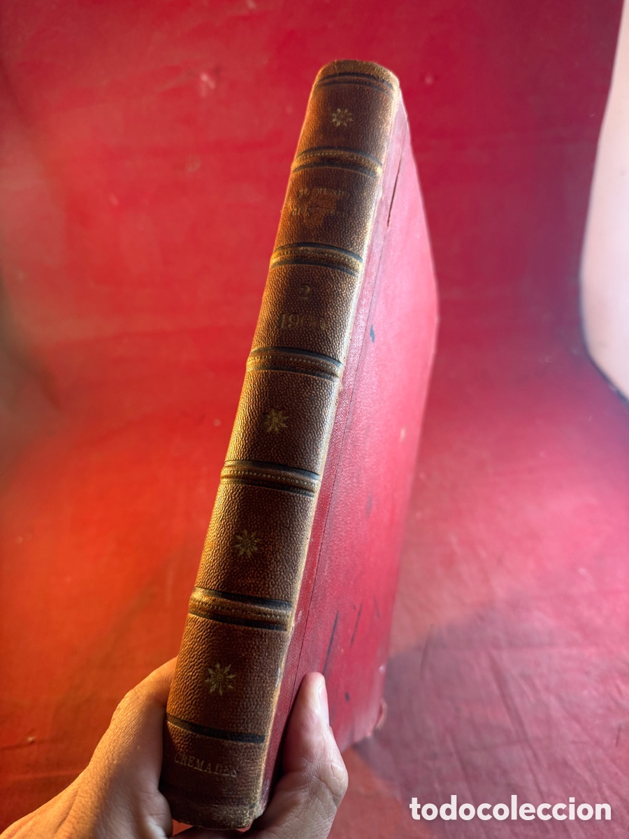 Libros antiguos: EL MUNDO CIENT&Iacute;FICO BARCELONA 1900 - Foto 4