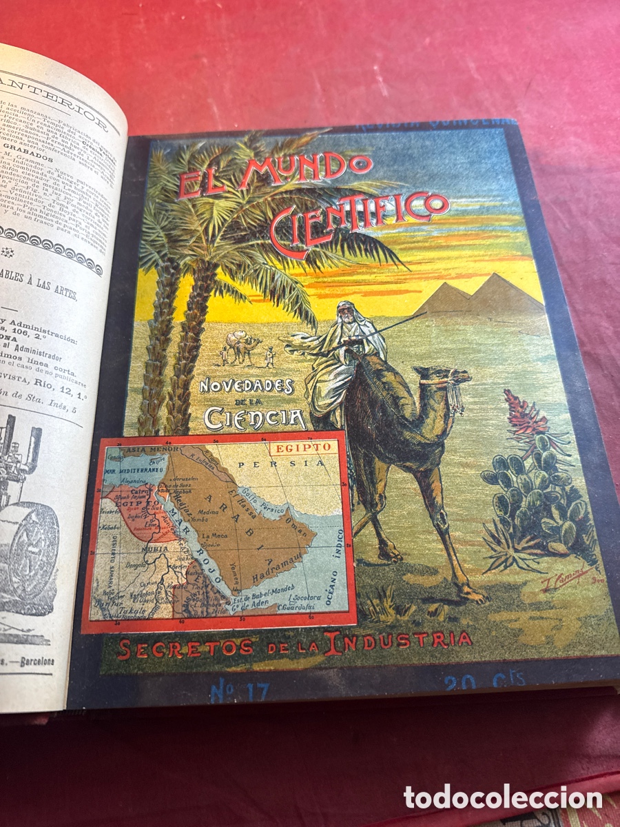 Libros antiguos: EL MUNDO CIENT&Iacute;FICO BARCELONA 1900 - Foto 5