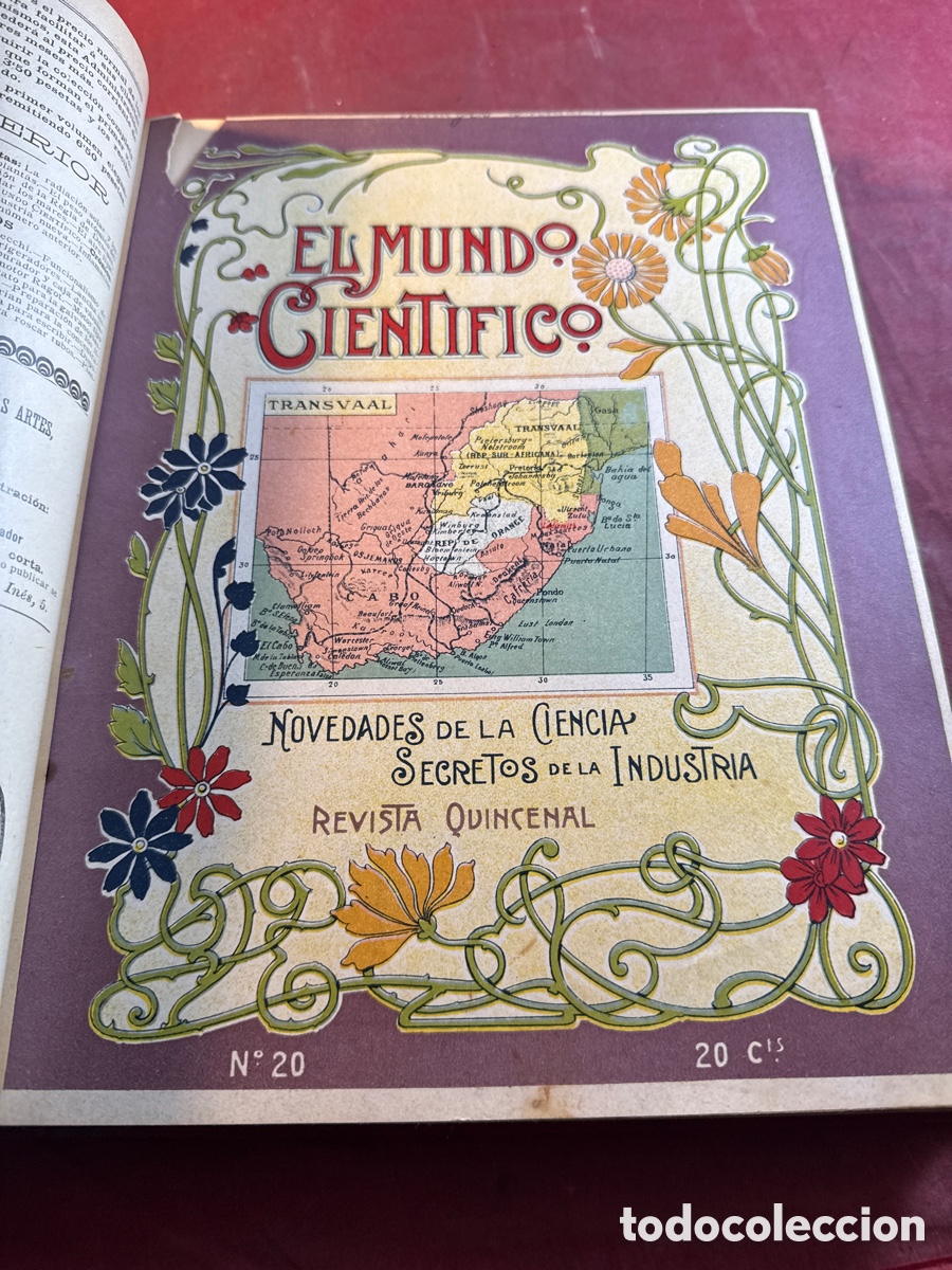 Libros antiguos: EL MUNDO CIENT&Iacute;FICO BARCELONA 1900 - Foto 8