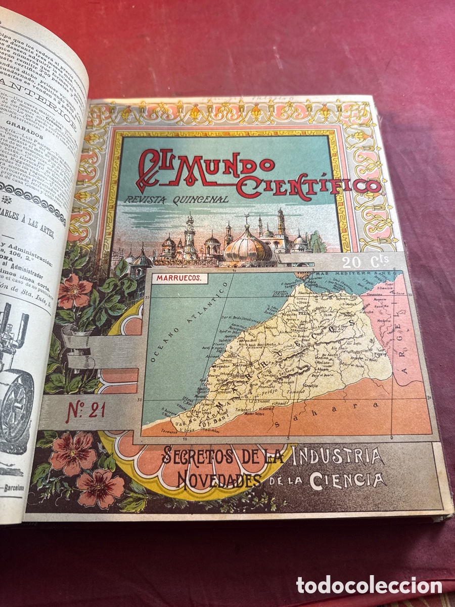 Libros antiguos: EL MUNDO CIENT&Iacute;FICO BARCELONA 1900 - Foto 9
