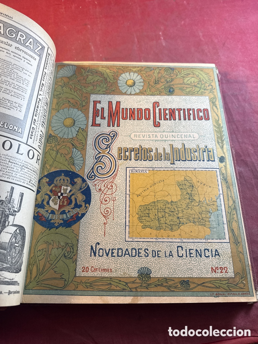 Libros antiguos: EL MUNDO CIENT&Iacute;FICO BARCELONA 1900 - Foto 10