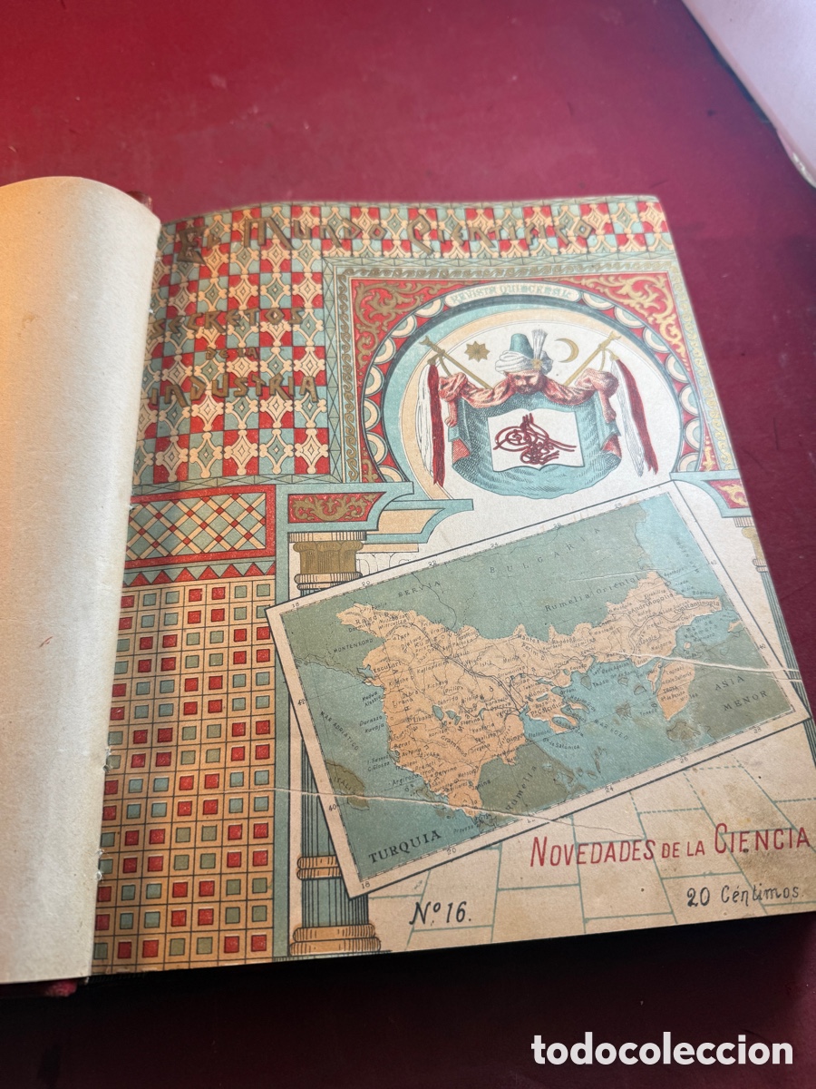 Libros antiguos: EL MUNDO CIENT&Iacute;FICO BARCELONA 1900 - Foto 1