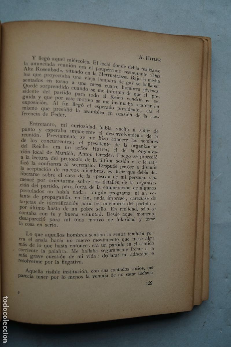 Libros antiguos: MI LUCHA. ADOLF HITLER - Foto 4