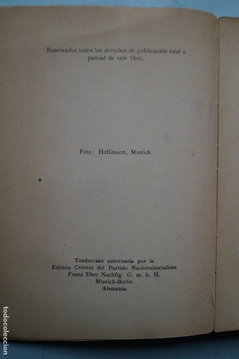 Libros antiguos: MI LUCHA. ADOLF HITLER - Foto 6