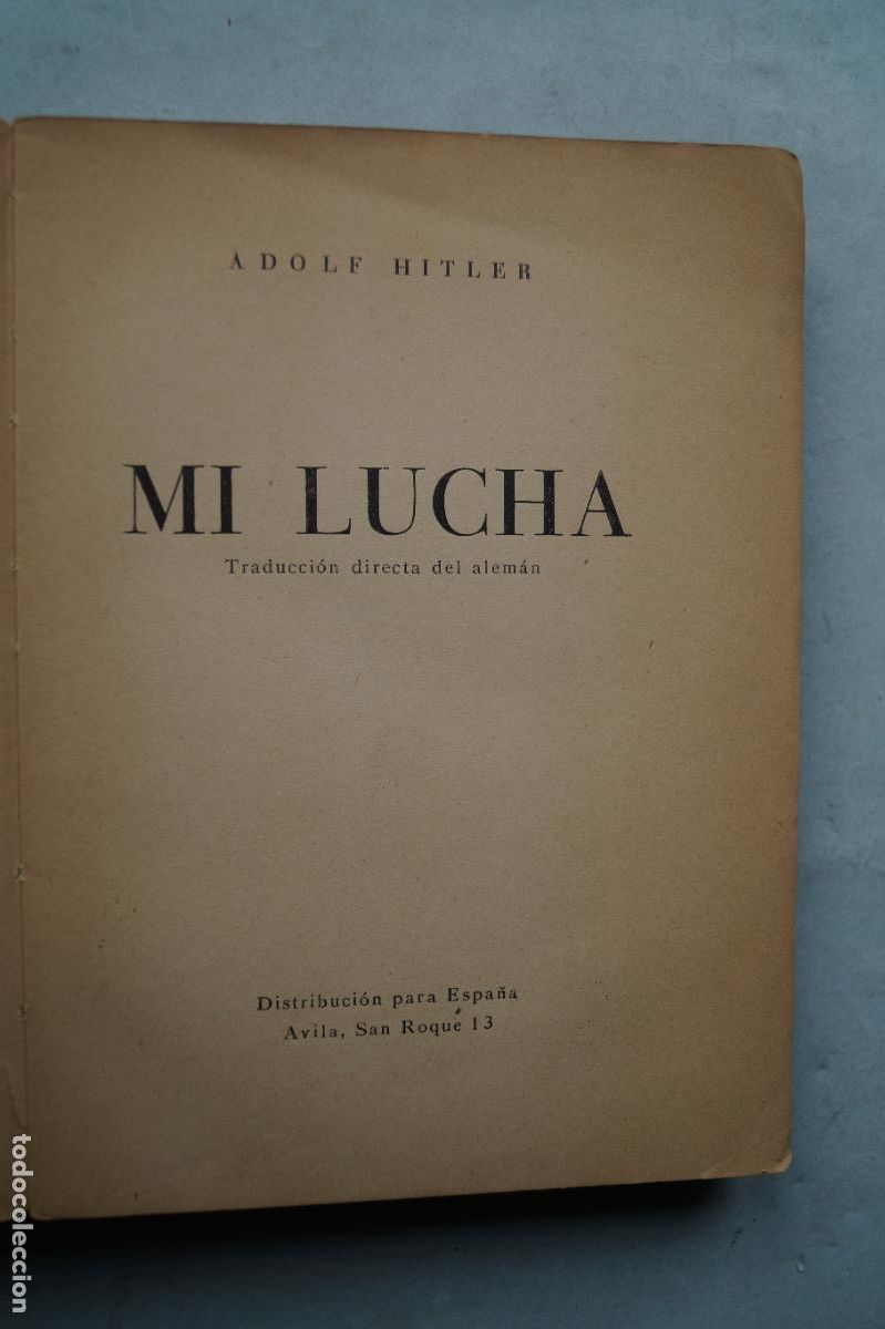 Libros antiguos: MI LUCHA. ADOLF HITLER - Foto 1
