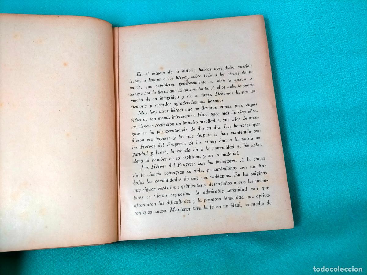 Libros antiguos: Los H&eacute;roes del Progreso I G Seix & Barral Herms - Foto 4