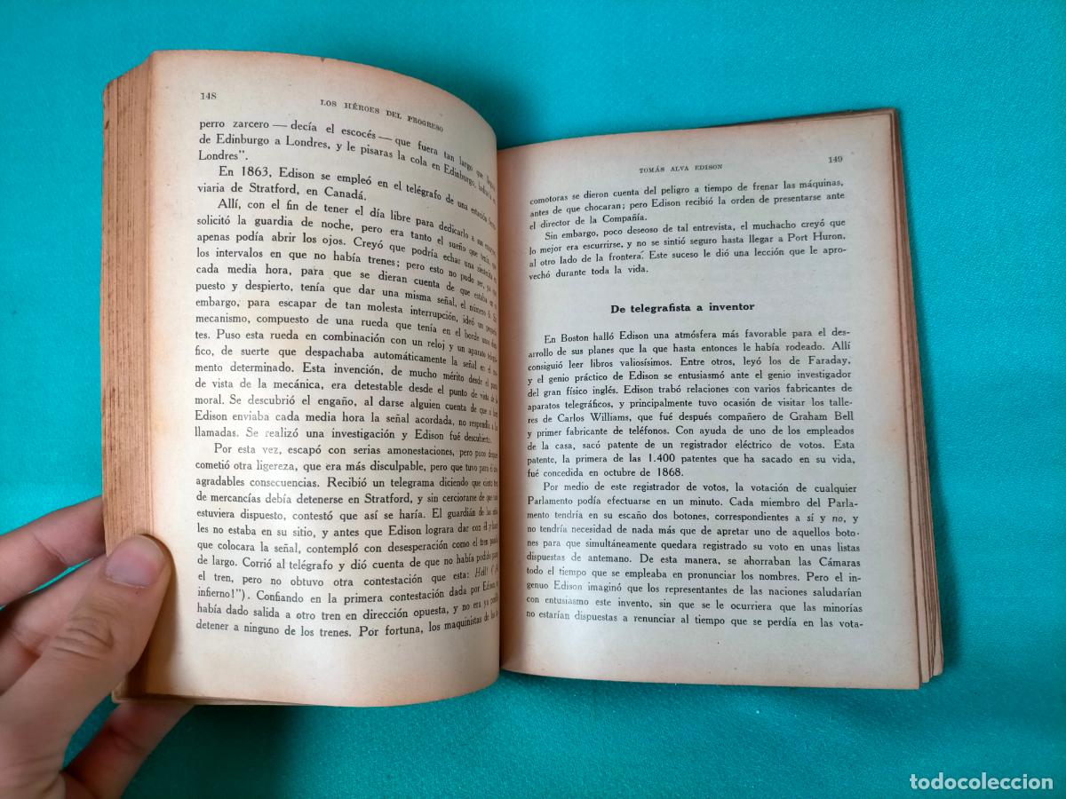 Libros antiguos: Los H&eacute;roes del Progreso I G Seix & Barral Herms - Foto 6