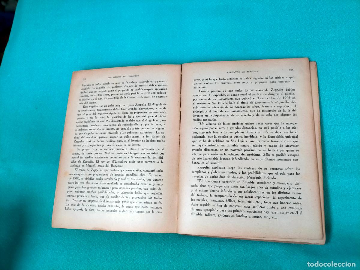 Libros antiguos: Los H&eacute;roes del Progreso I G Seix & Barral Herms - Foto 8