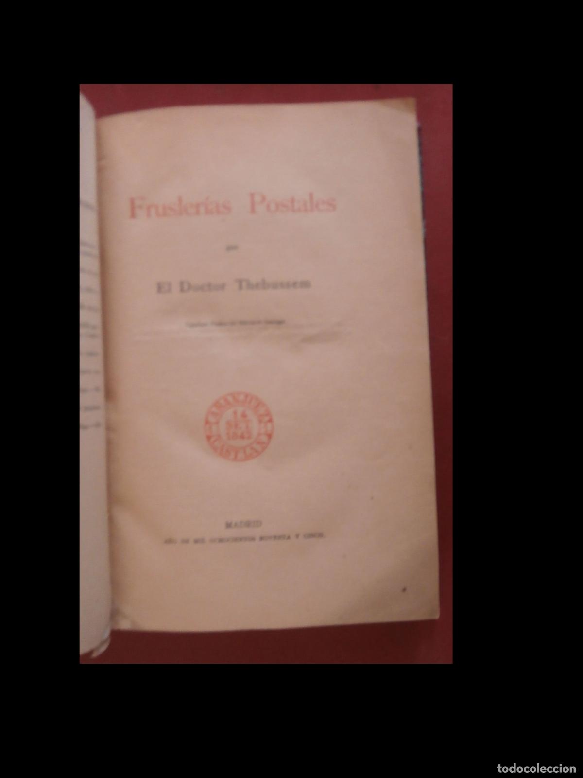 Libros antiguos: Fruslerias Postales. El Doctor Thebussem - Foto 7