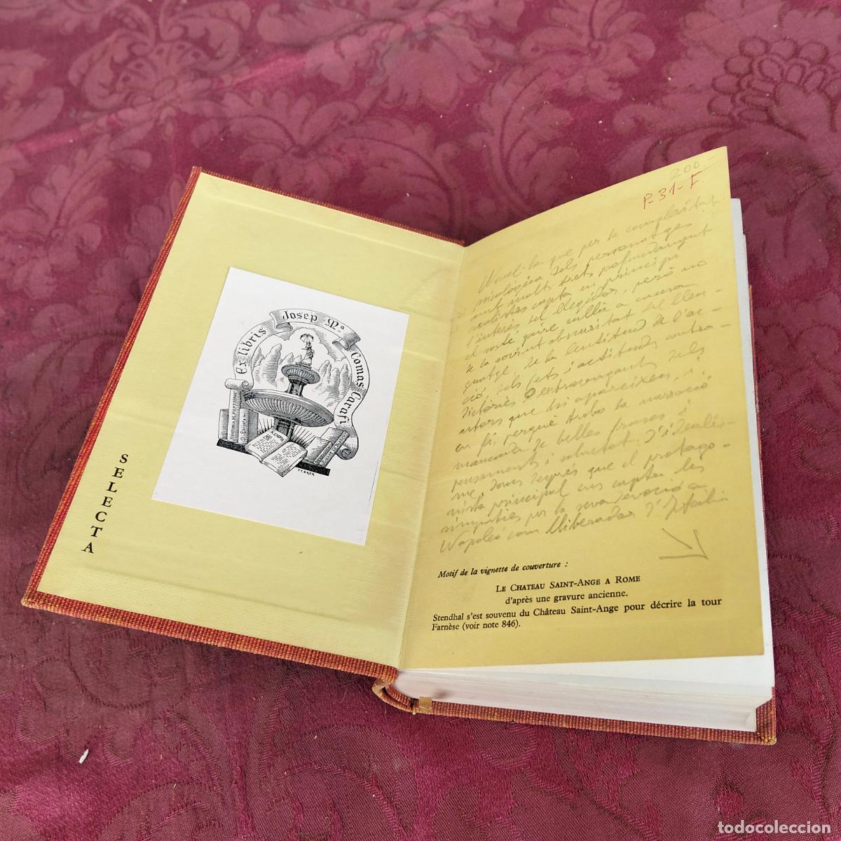 Libros antiguos: La Chartreuse de Parme Stendhal Le Marquis del Dongo Selecta - Foto 3