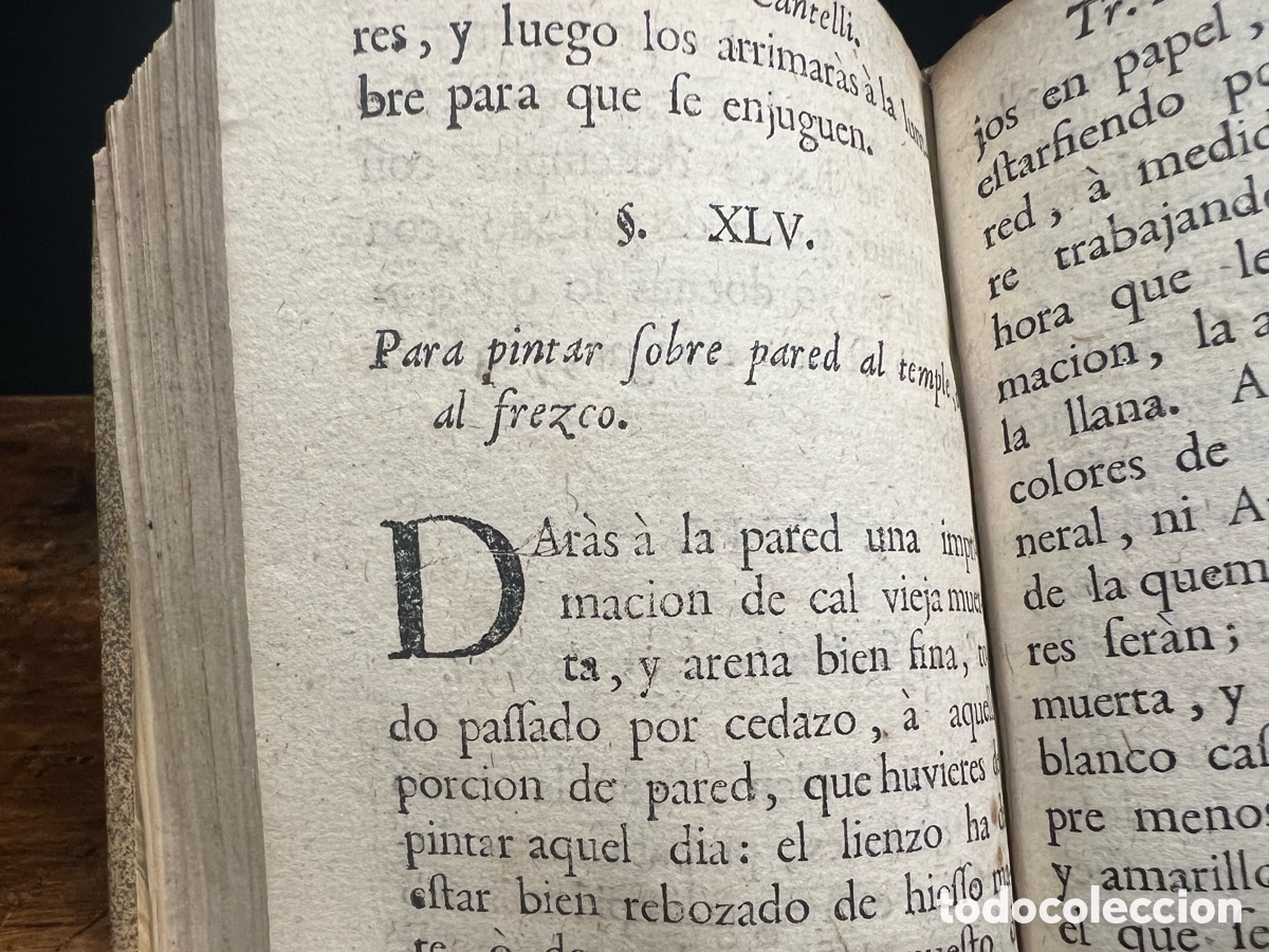 Libros antiguos: Tratado de Barnizes y Charoles, Cantelli 1735-1755 - Foto 12