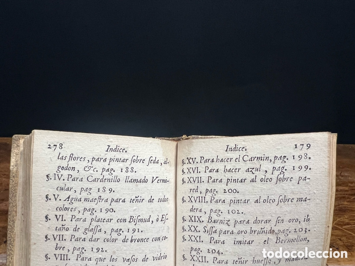 Libros antiguos: Tratado de Barnizes y Charoles, Cantelli 1735-1755 - Foto 13
