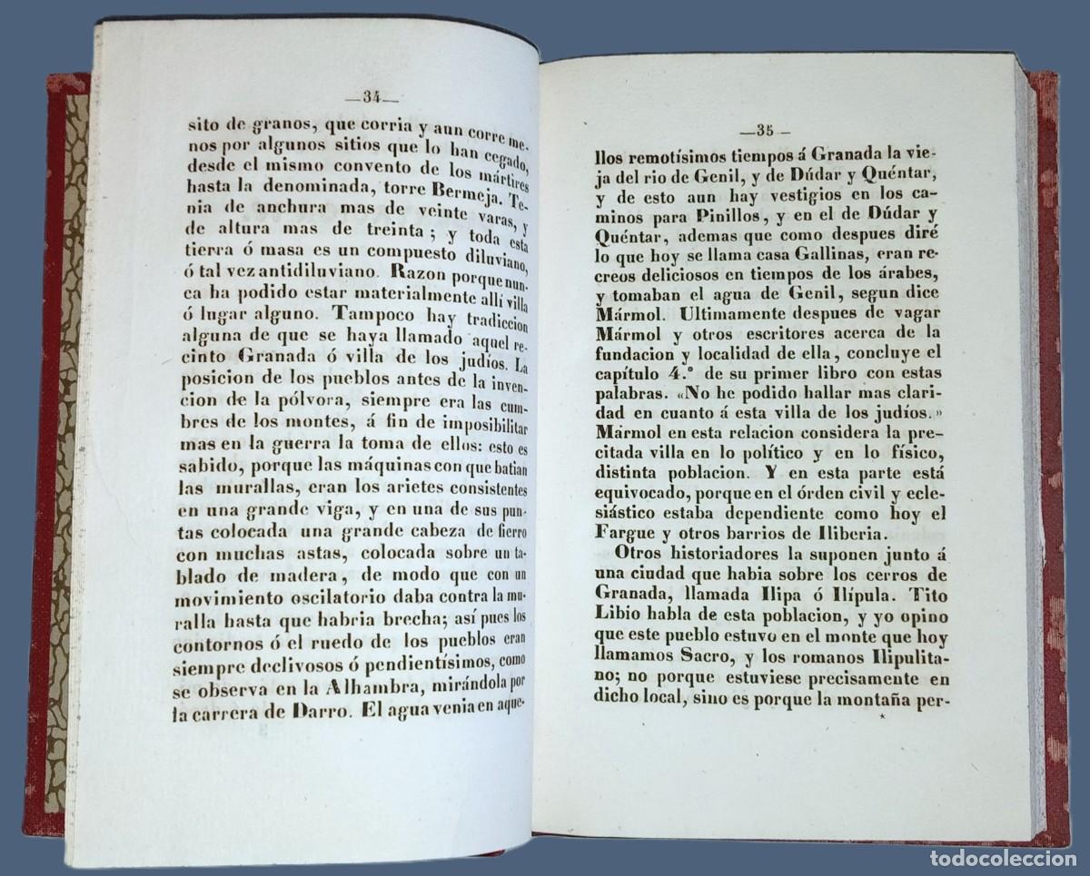 Libros antiguos: ILIBERIA O GRANADA. MEMORIA - Foto 3