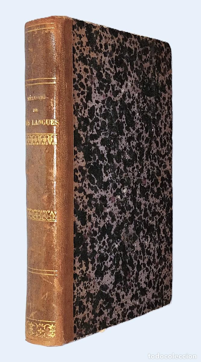 Libros antiguos: M&Eacute;LANGES SUR LES LANGUES, DIALECTES ET PATOIS... - Foto 1