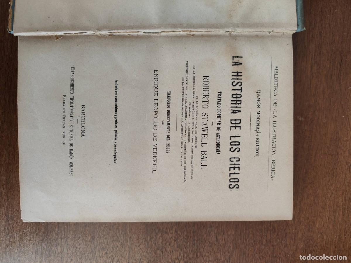 Libros antiguos: La historia de los Cielos - Astronom&iacute;a - Foto 2