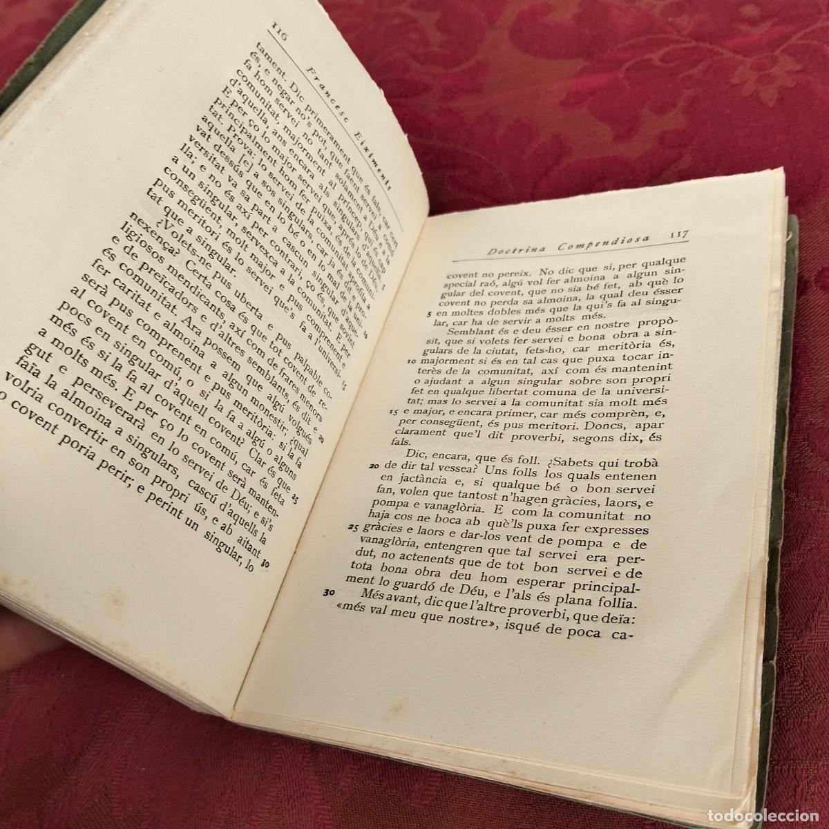 Libros antiguos: Doctrina compendiosa Francesc Eiximenis Barcino 1929 - Foto 6