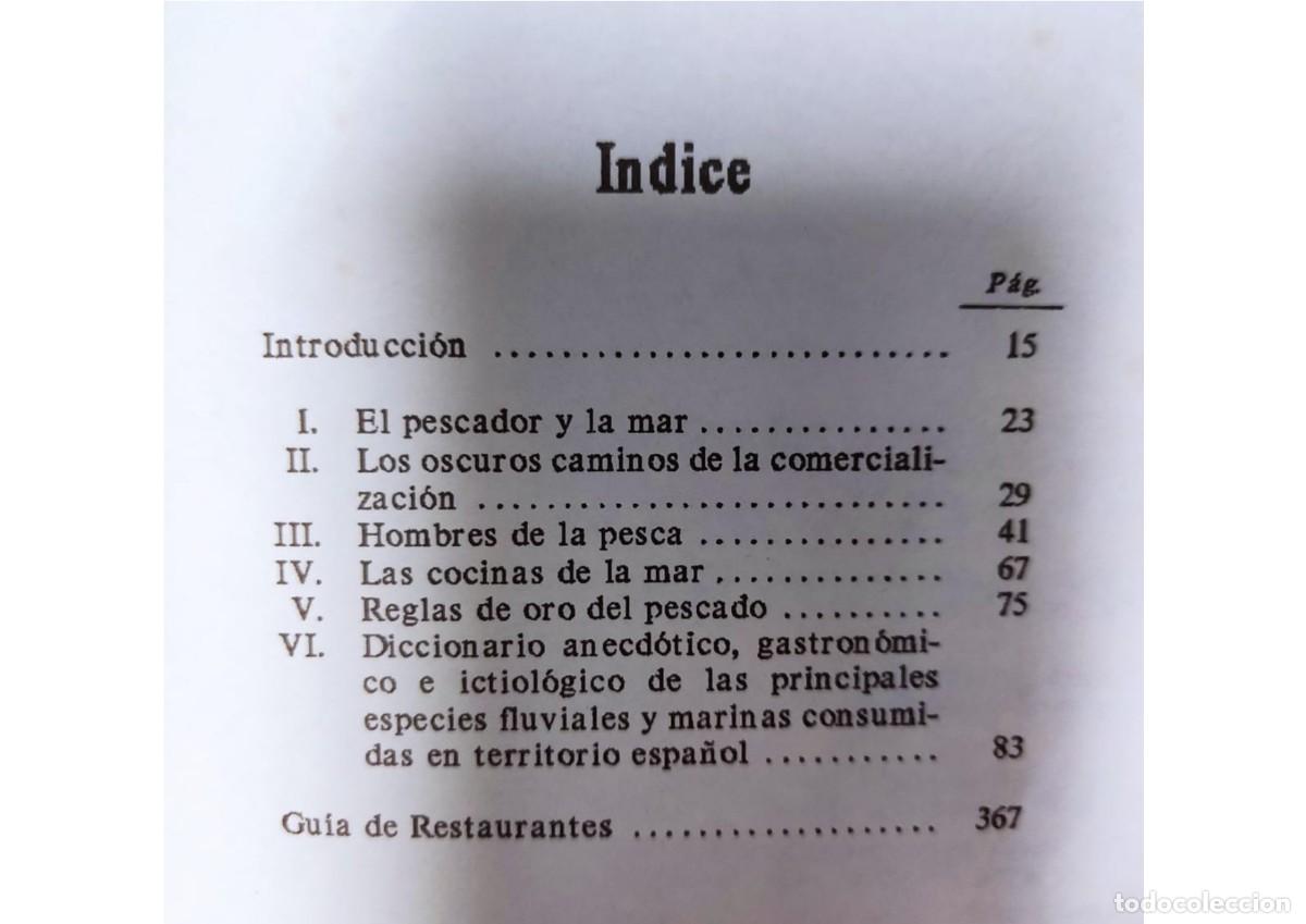 Libros antiguos: MANUAL DEL PESCADO. JOS&Eacute; CARLOS CAPEL - Foto 4