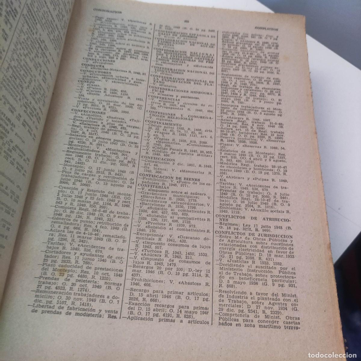 Libros antiguos: Indice progresivo de legislaci&oacute;n - Foto 6