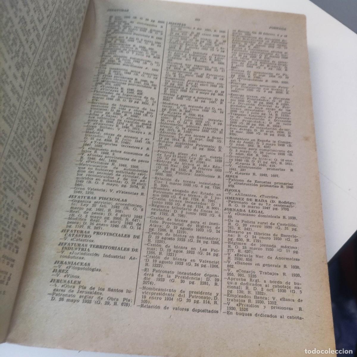Libros antiguos: Indice progresivo de legislaci&oacute;n - Foto 7