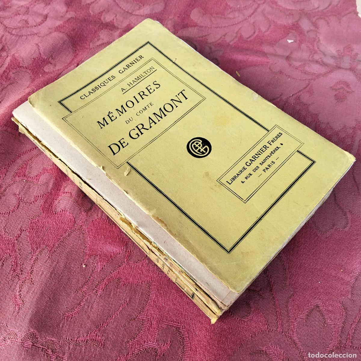 Libros antiguos: M&eacute;moires du comte de Gramont A Hamilton classiques librairie Garnier - Foto 1