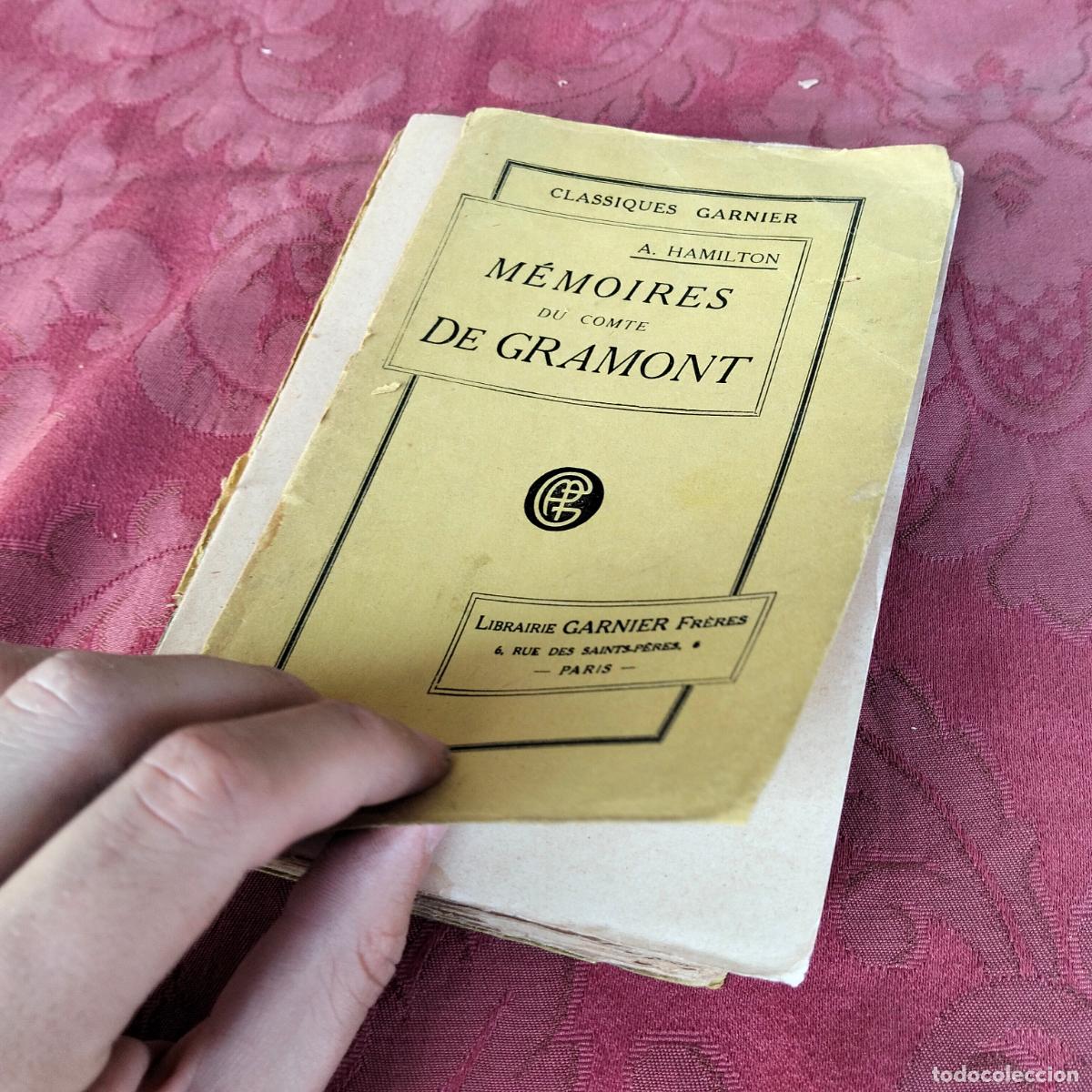 Libros antiguos: M&eacute;moires du comte de Gramont A Hamilton classiques librairie Garnier - Foto 3