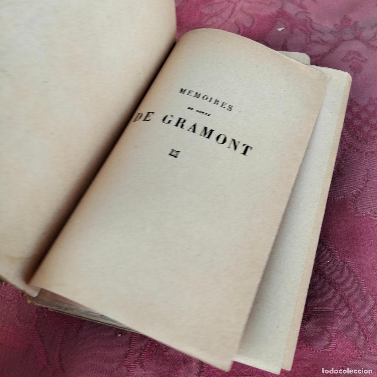 Libros antiguos: M&eacute;moires du comte de Gramont A Hamilton classiques librairie Garnier - Foto 4