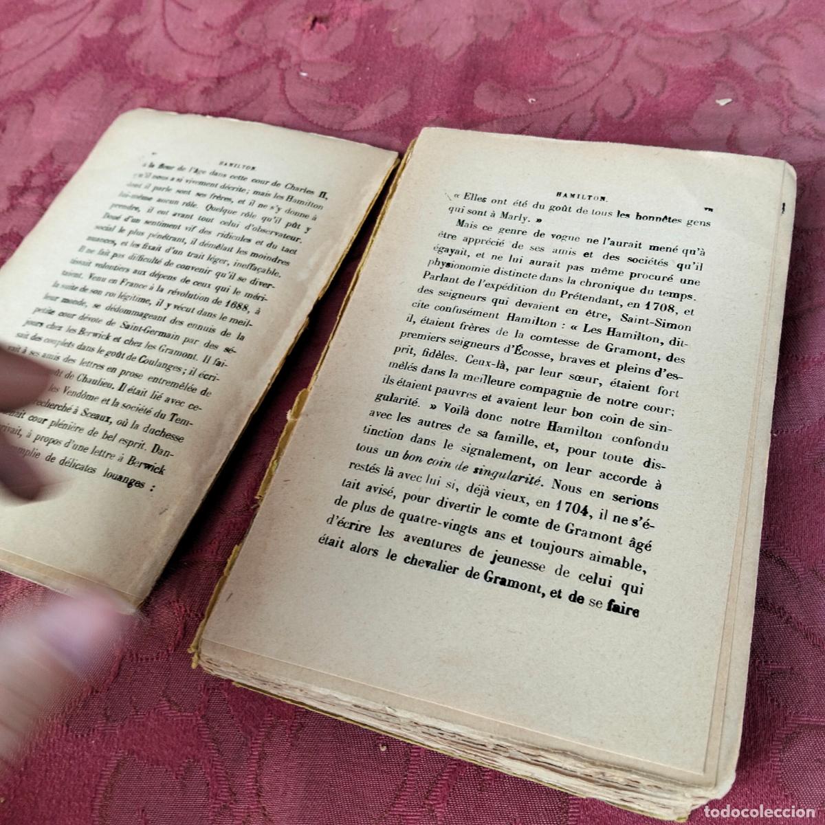 Libros antiguos: M&eacute;moires du comte de Gramont A Hamilton classiques librairie Garnier - Foto 7